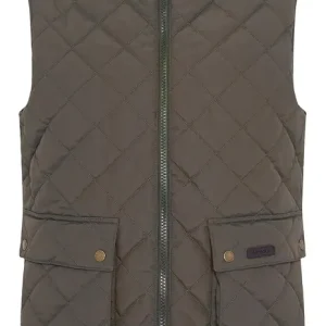 Finale Aktion Barbour Weste Fernwood, Dark olive